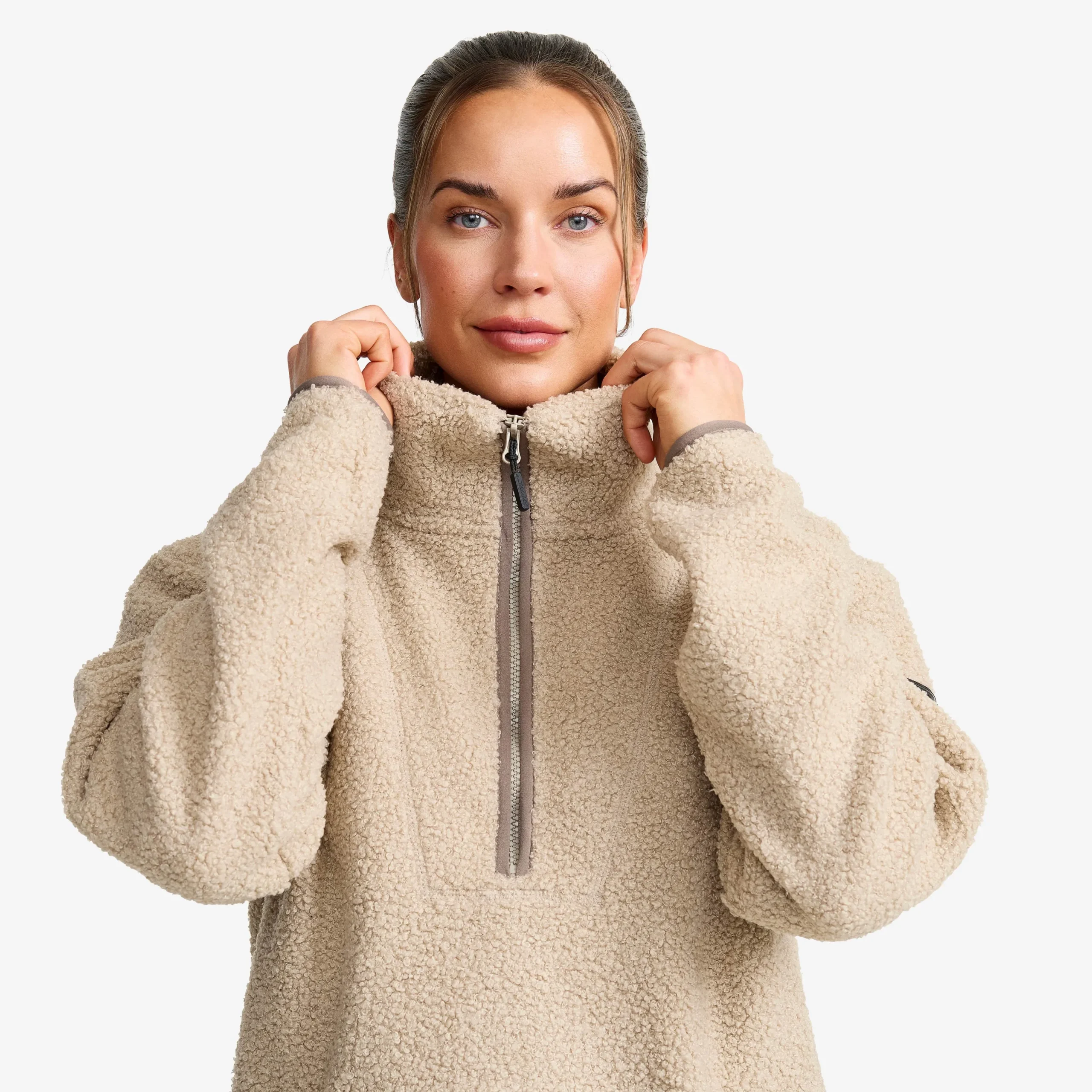 Bigfoot Half-zip Pile Fleece Damen Aluminium