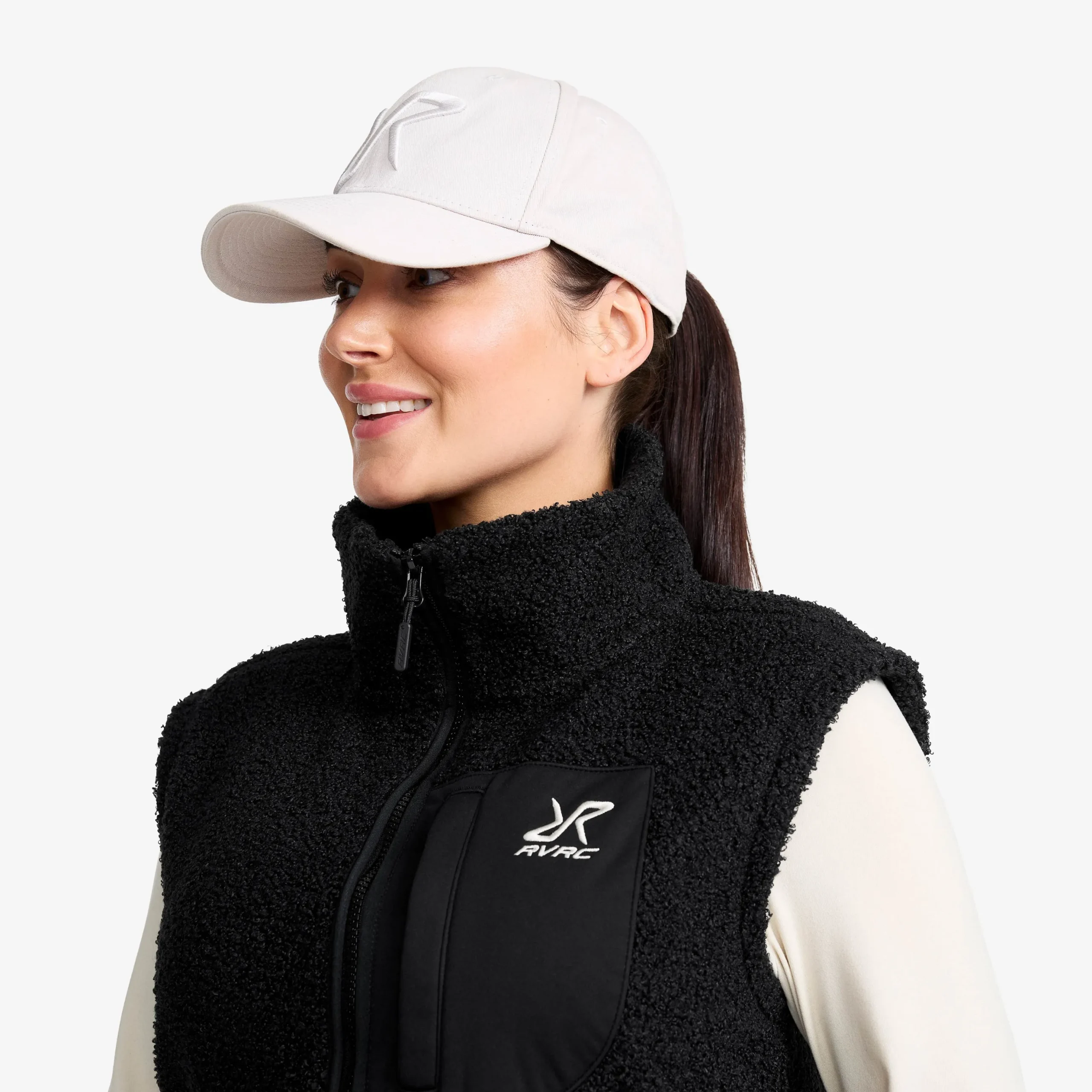 Bigfoot Pile Fleece Vest Damen Black