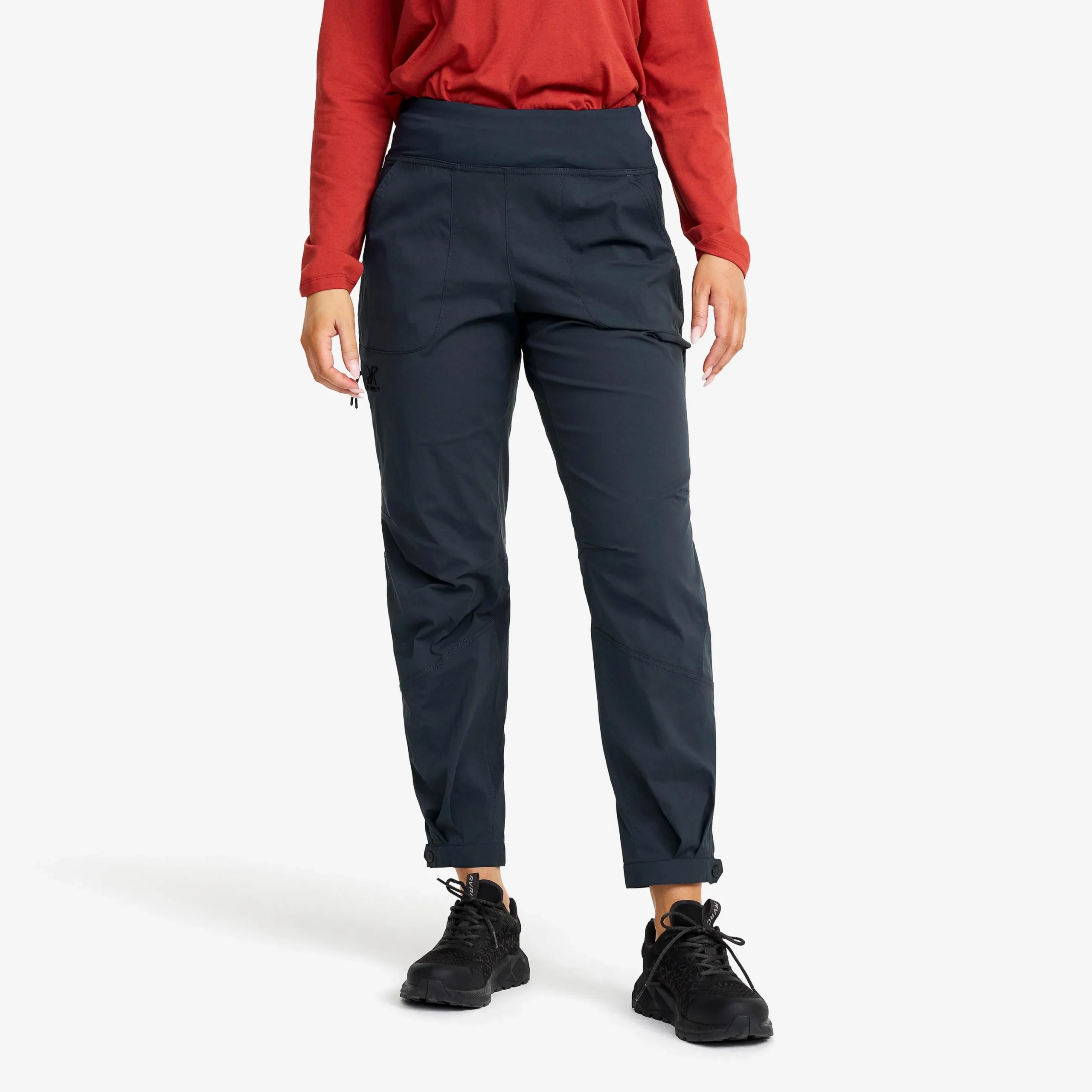 Breezy Curved Ankle Stretch Pants Damen Blueberry
