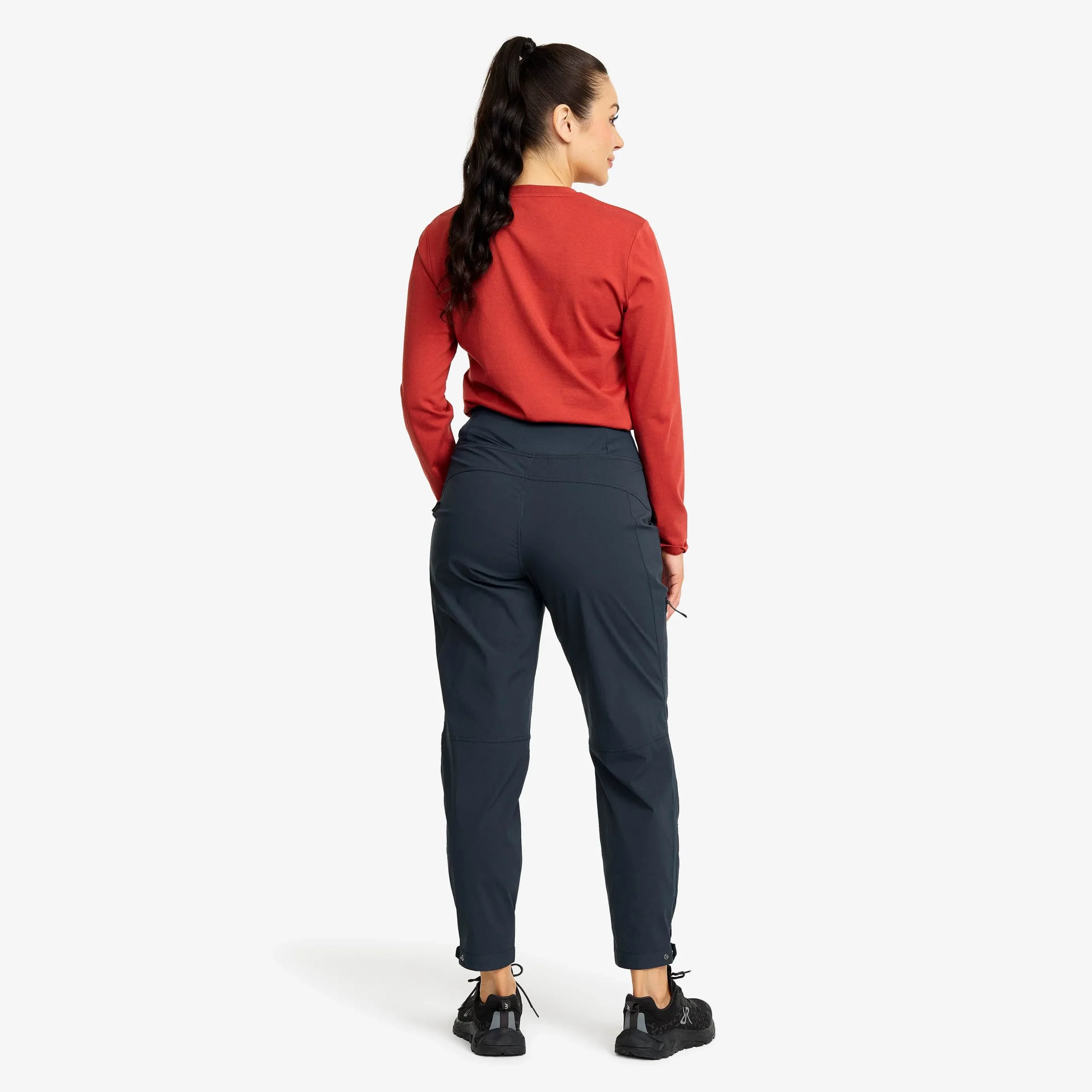Breezy Curved Ankle Stretch Pants Damen Blueberry