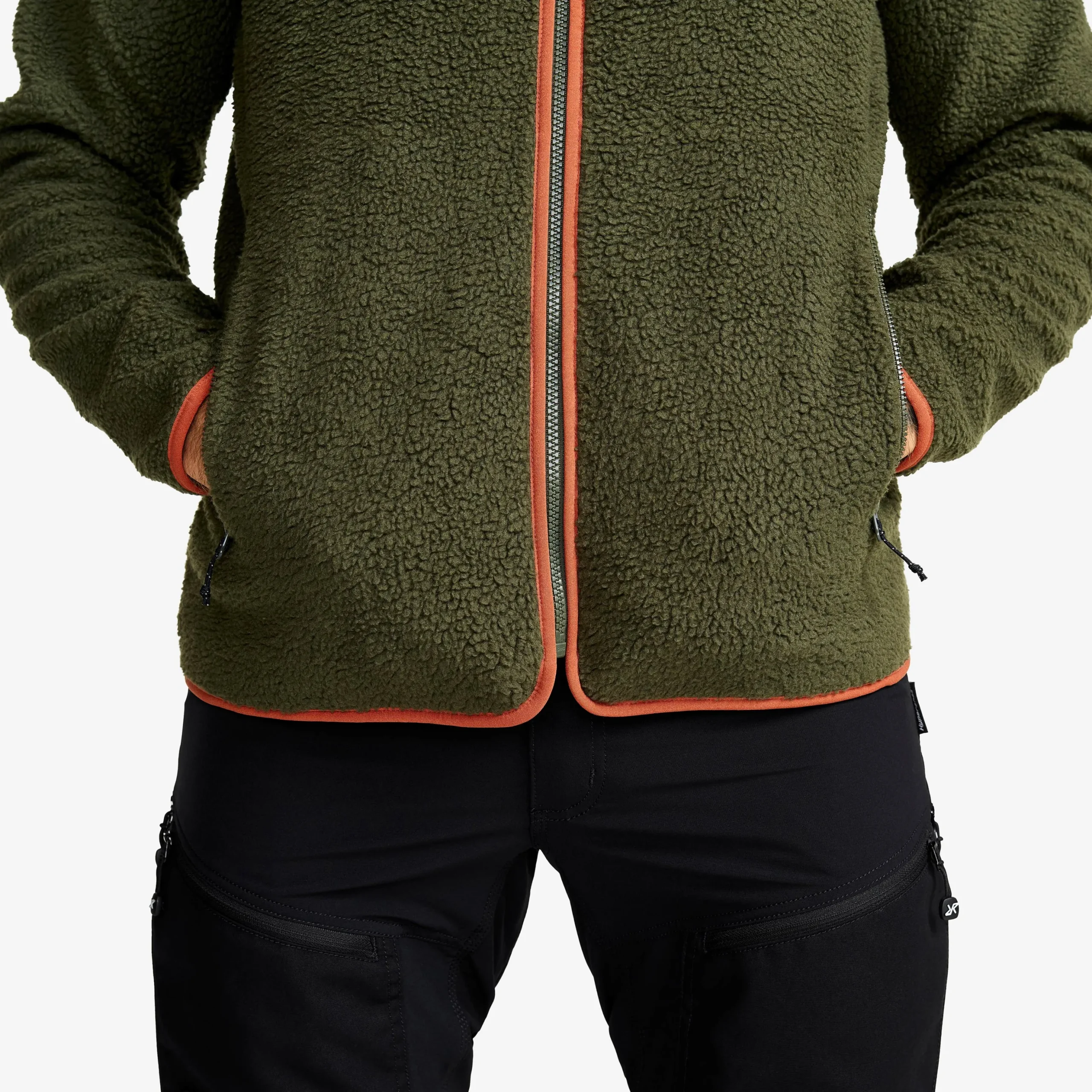 Canyon Full-zip Pile Fleece Herren Forest Night/Rusty Orange