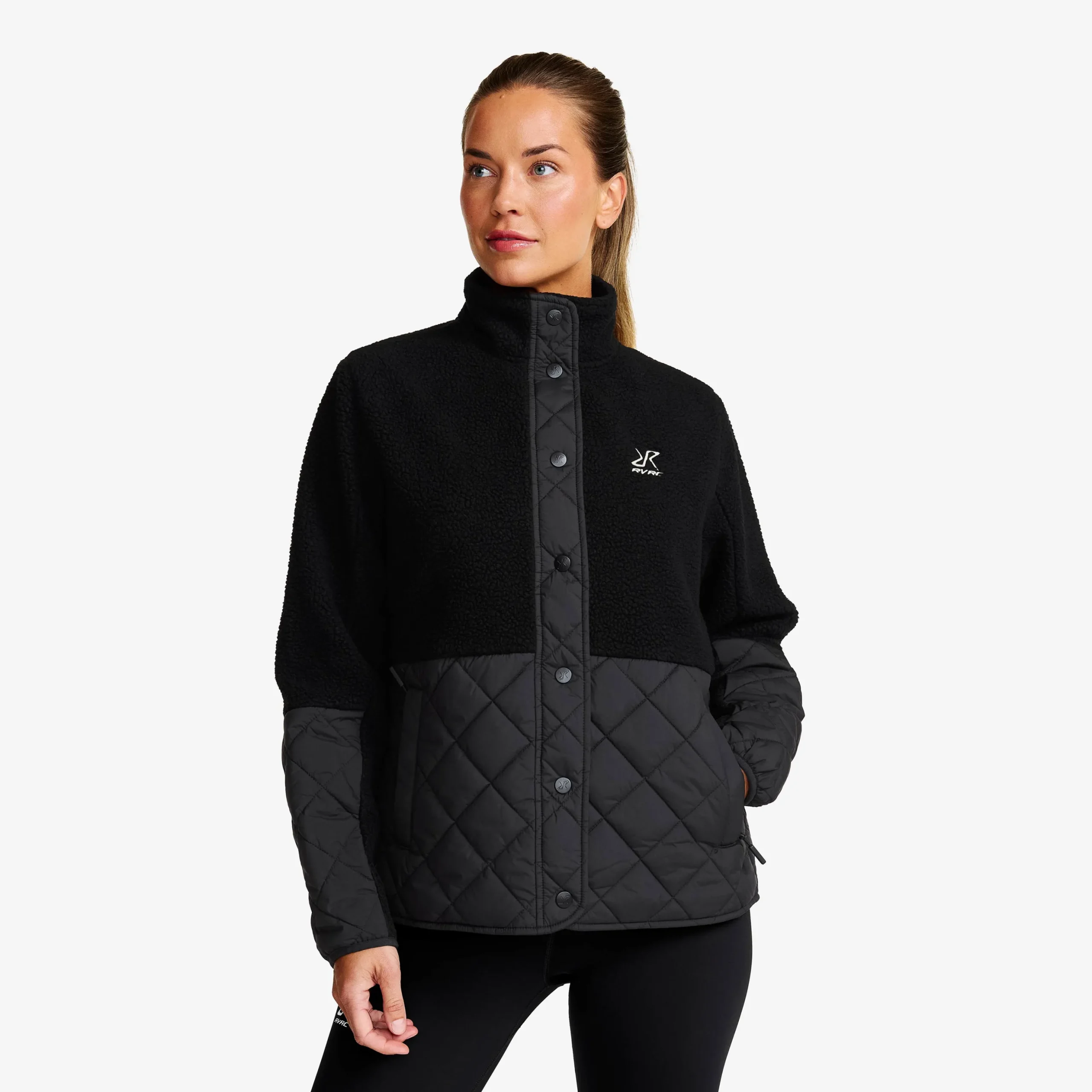 Canyon Hybrid Pile Fleece Damen Black