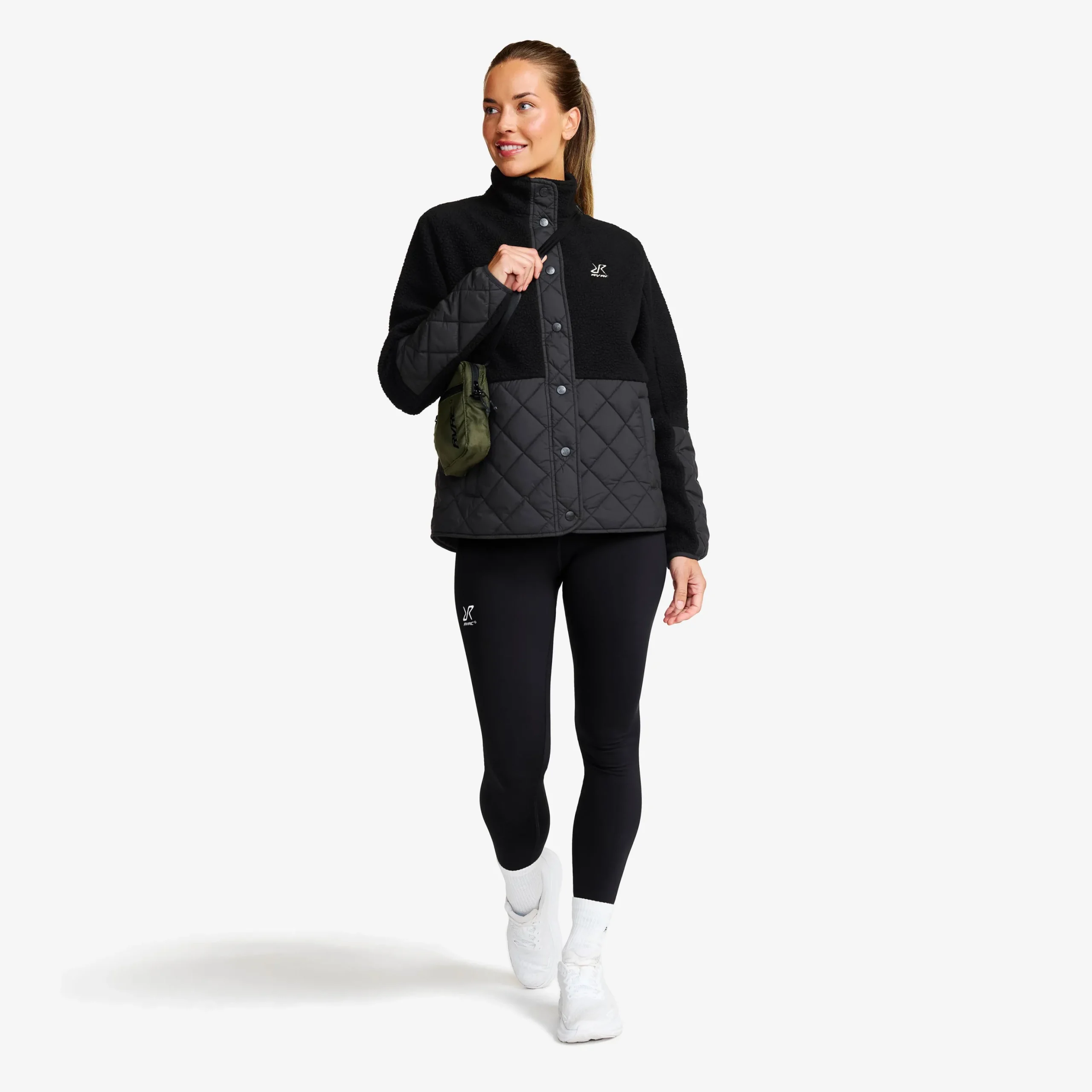 Canyon Hybrid Pile Fleece Damen Black