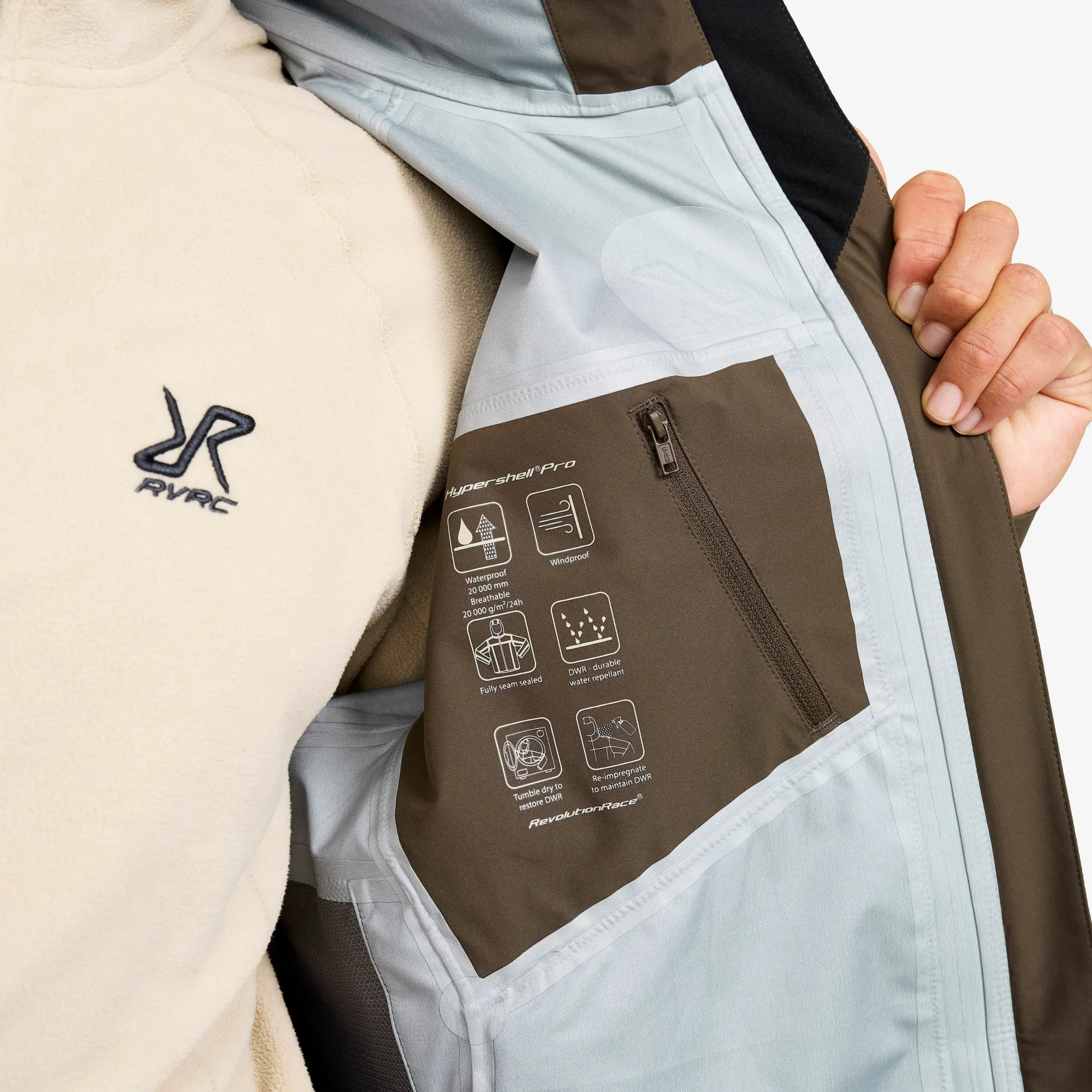 Cloud 3L Shell Jacket Herren Mud