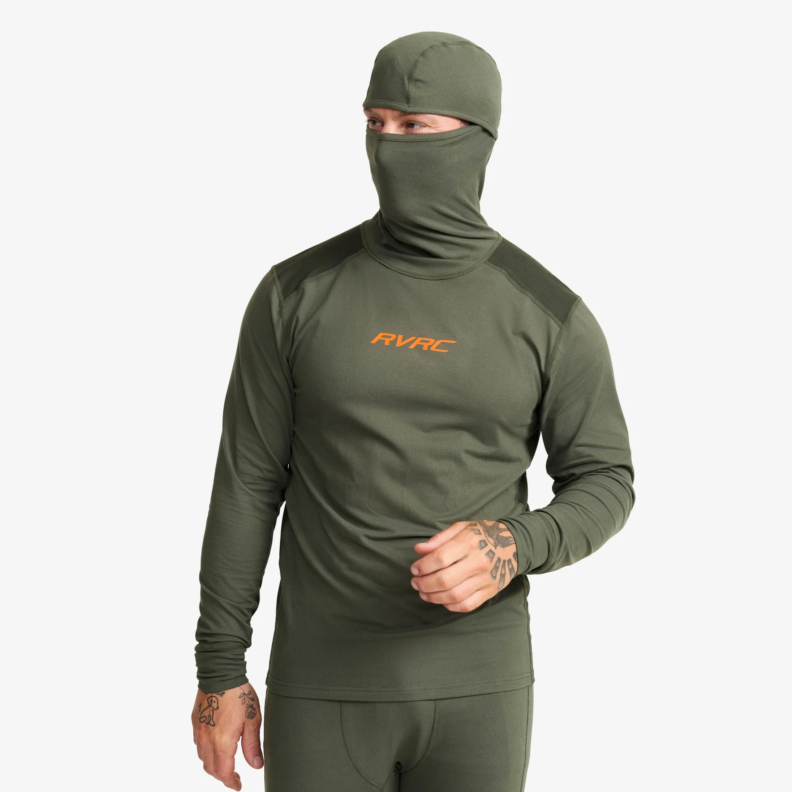 Downhill Base Layer Balaclava Top Herren Kambaba Green/Rosin Green