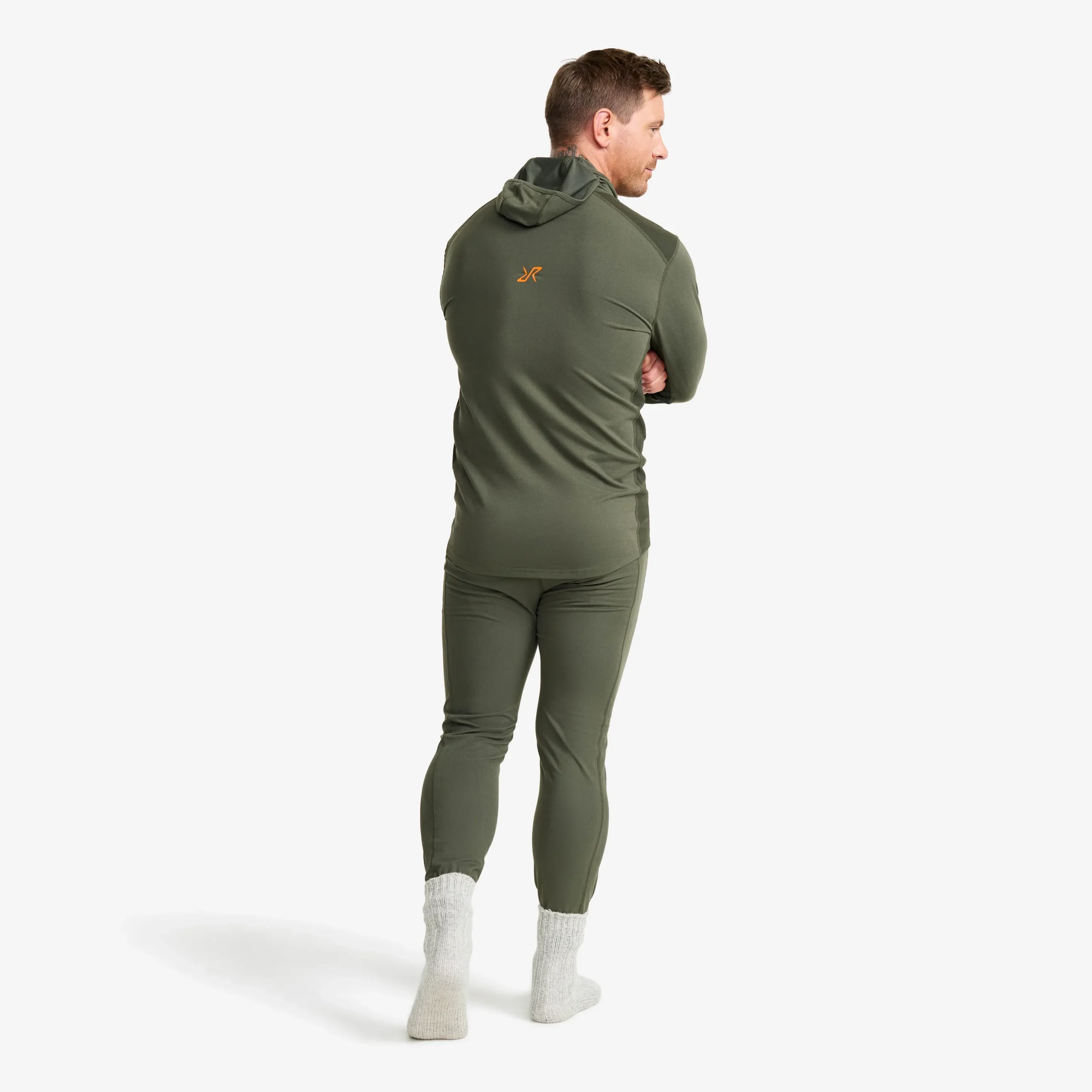 Downhill Base Layer Balaclava Top Herren Kambaba Green/Rosin Green