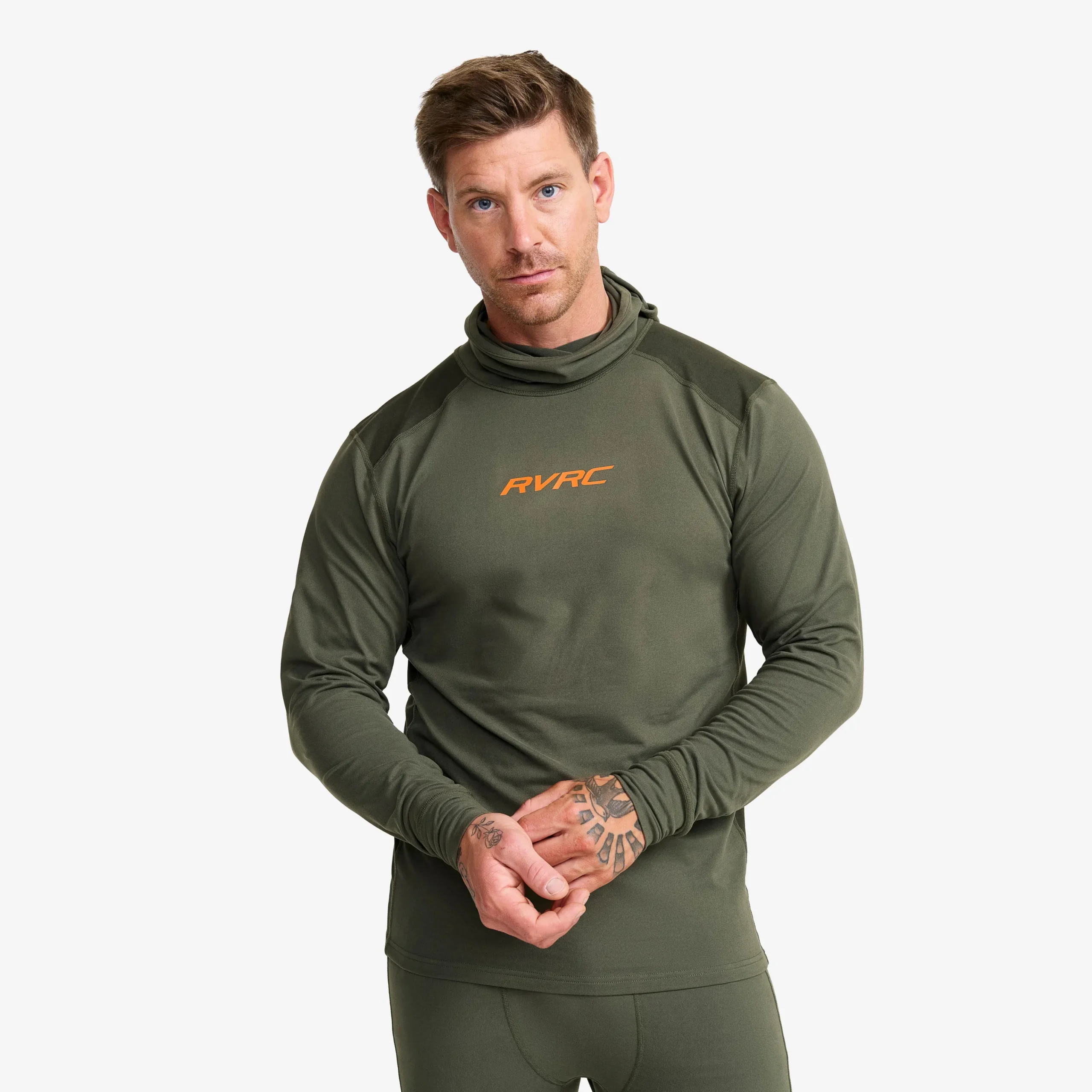 Downhill Base Layer Balaclava Top Herren Kambaba Green/Rosin Green