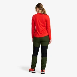 Easy Long-sleeved T-shirt Damen Aurora Red