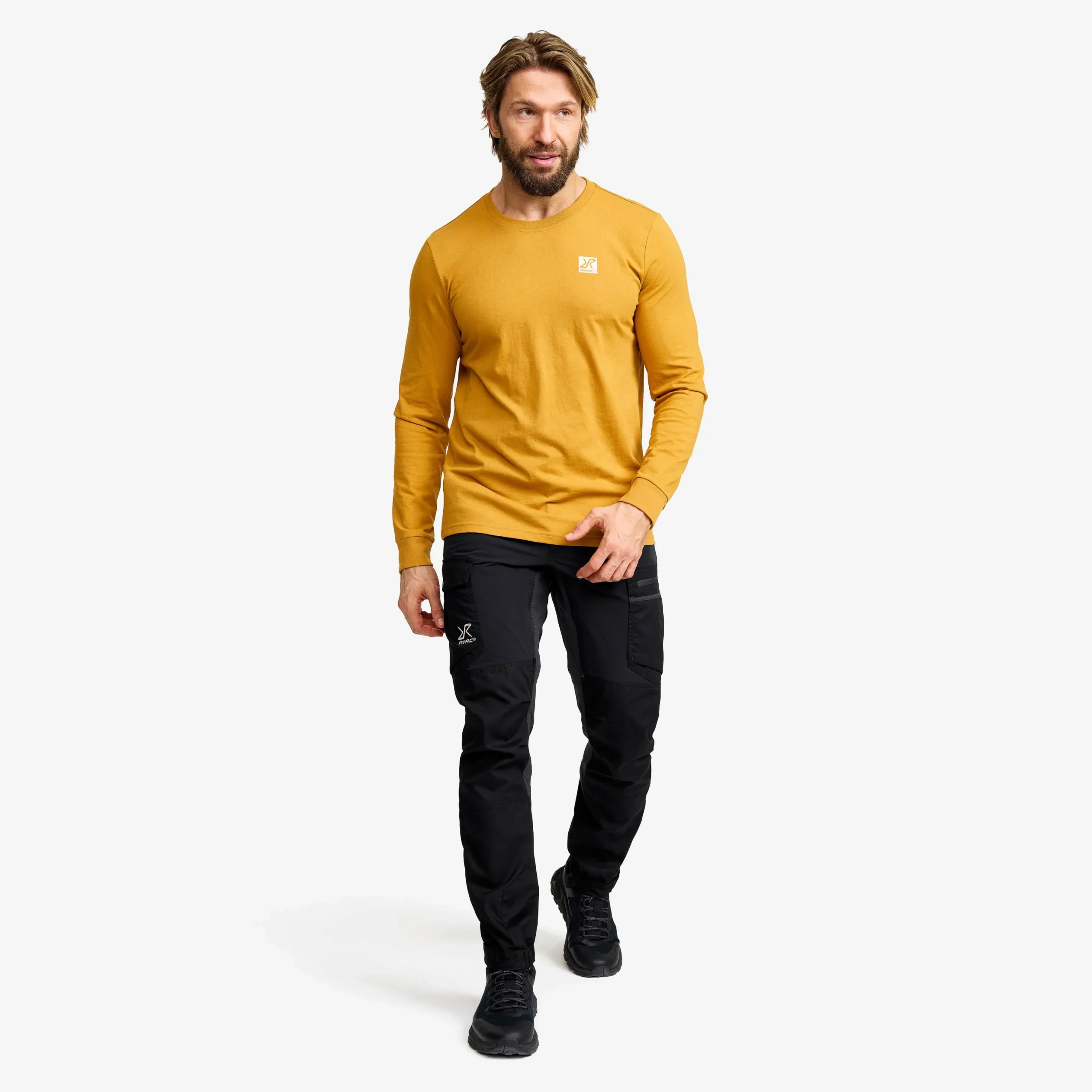 Easy Long-sleeved T-shirt Herren Harvest Gold