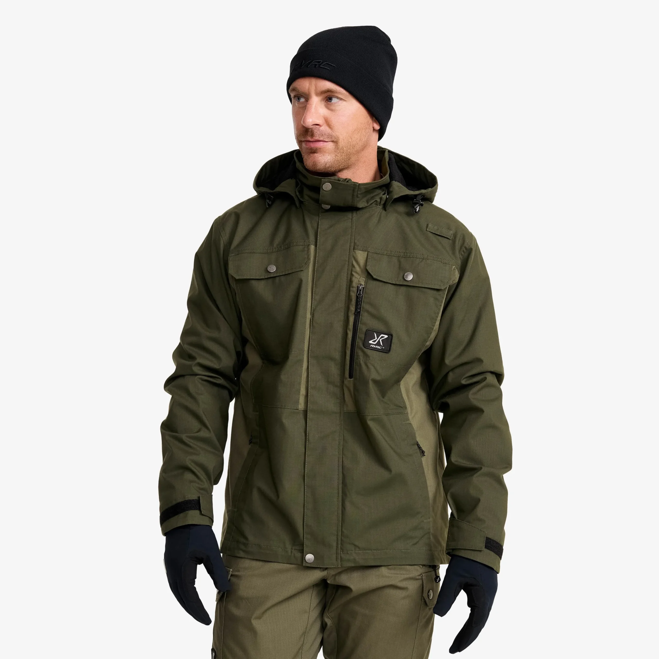 Field Pro Warm Outdoor Jacket Herren Grape Leaf/Forest Night