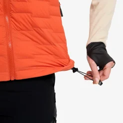 Flex Stretch Down Vest Damen Mecca Orange