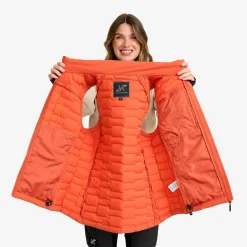 Flex Stretch Down Vest Damen Mecca Orange