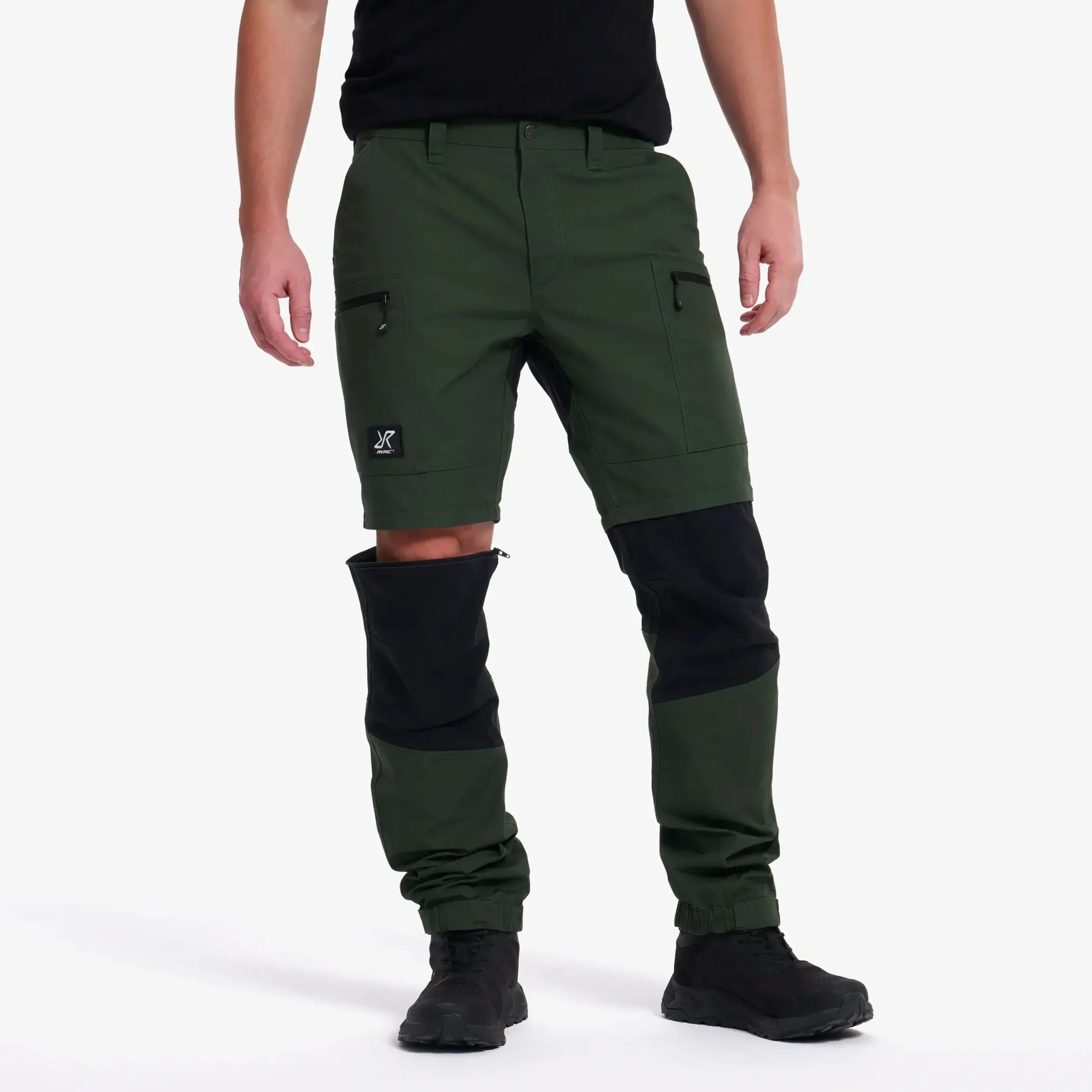 Nordwand Pro Zip-off Pants Herren Forest Green/Black