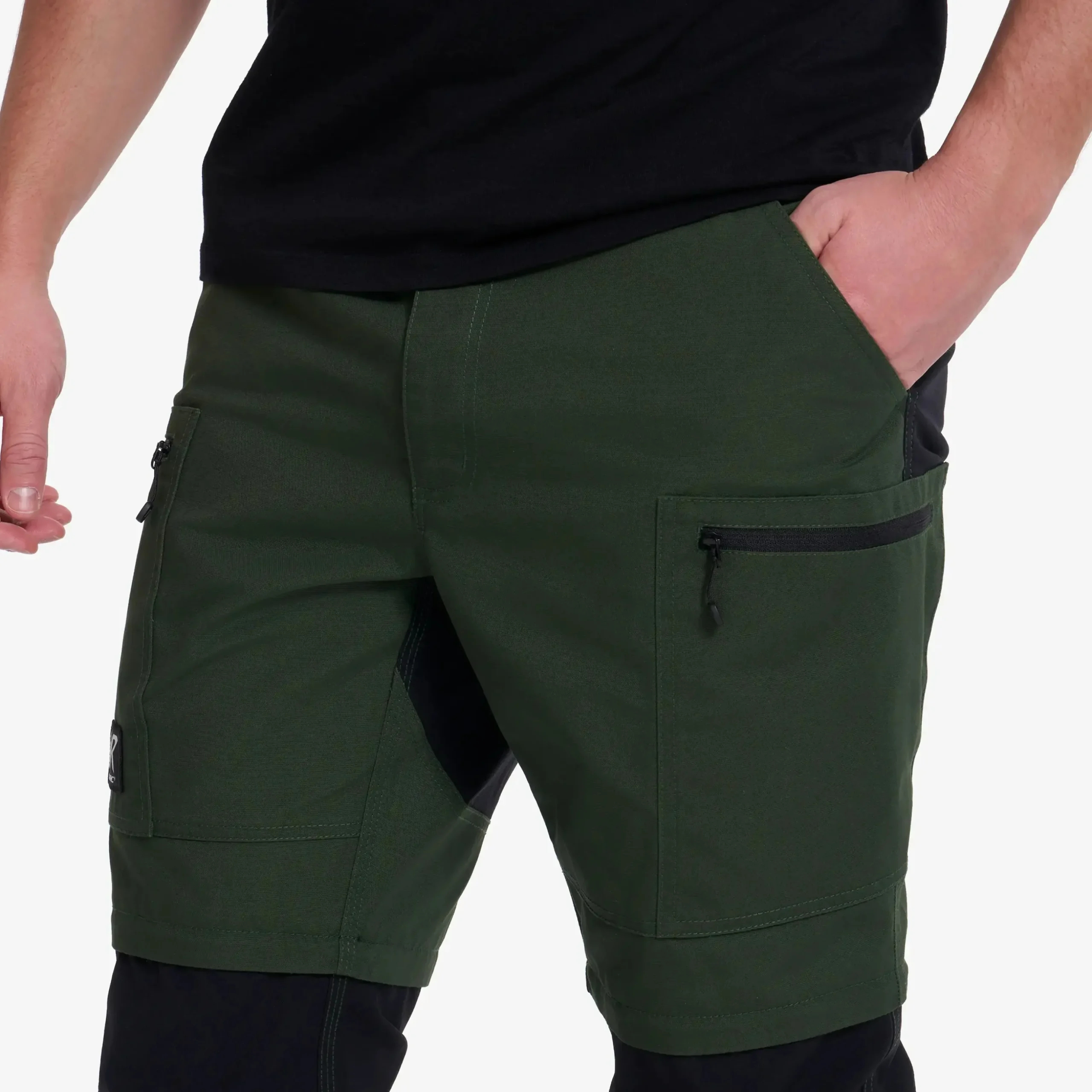 Nordwand Pro Zip-off Pants Herren Forest Green/Black