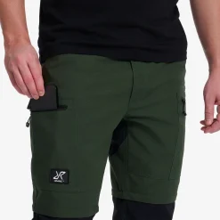 Nordwand Pro Zip-off Pants Herren Forest Green/Black