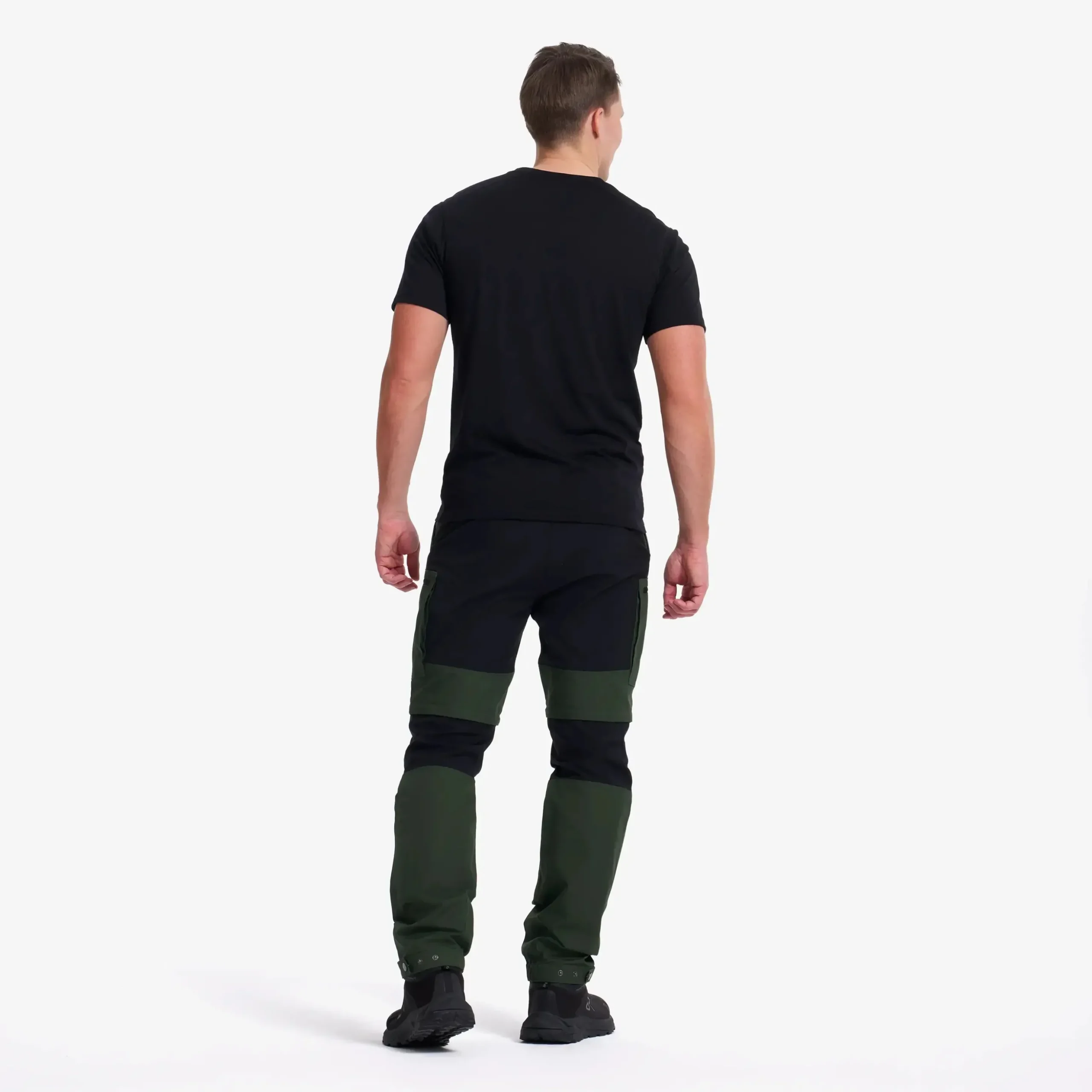 Nordwand Pro Zip-off Pants Herren Forest Green/Black