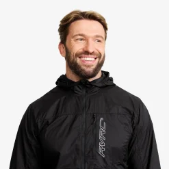 Speed Hooded Windbreaker Herren Black
